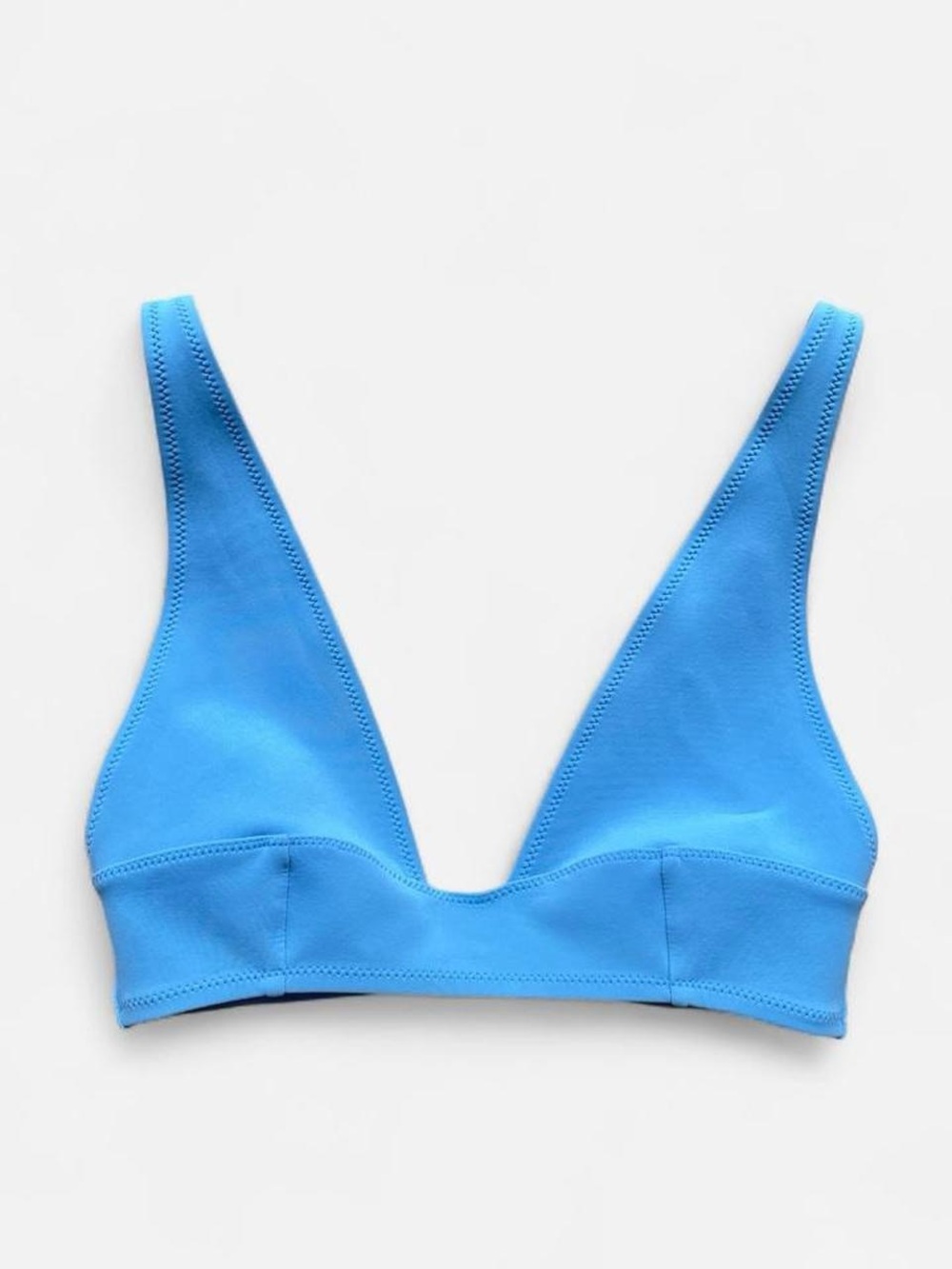 COS pale blue bikini top
